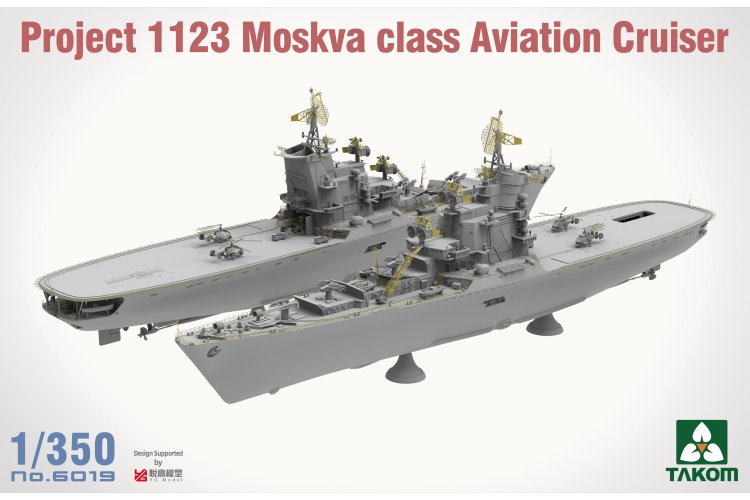 1:350 Takom 6019 Project 1123 Moskva Class Aviation Cruiser - Sovjet Helikopterkruiser - Tak6019 2 - TAK6019