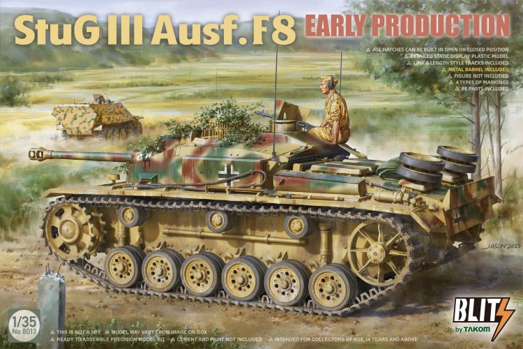 1:35 Takom 8013 Stug III Ausf.F8 - Early Production - Tak8013 1 - TAK8013