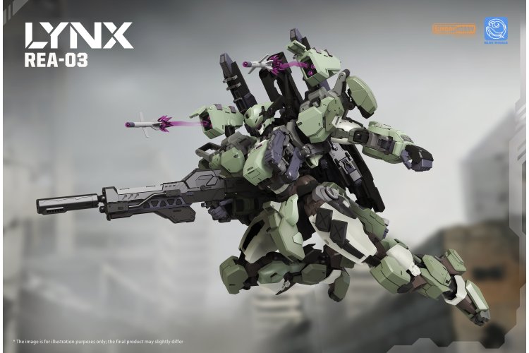 1:100 Takom REA03 LYNX - Mastercraft Saga Blue Whale Series - 8,2cm - 1 Mecha Figuur - Takrea03 4 - TAKREA03