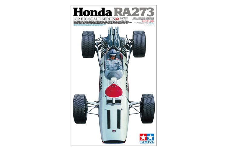 1:12 Tamiya 12032 Honda RA273 1967 met Foto-etsdelen - Japanse Raceauto - Tam12032 1 - TAM12032