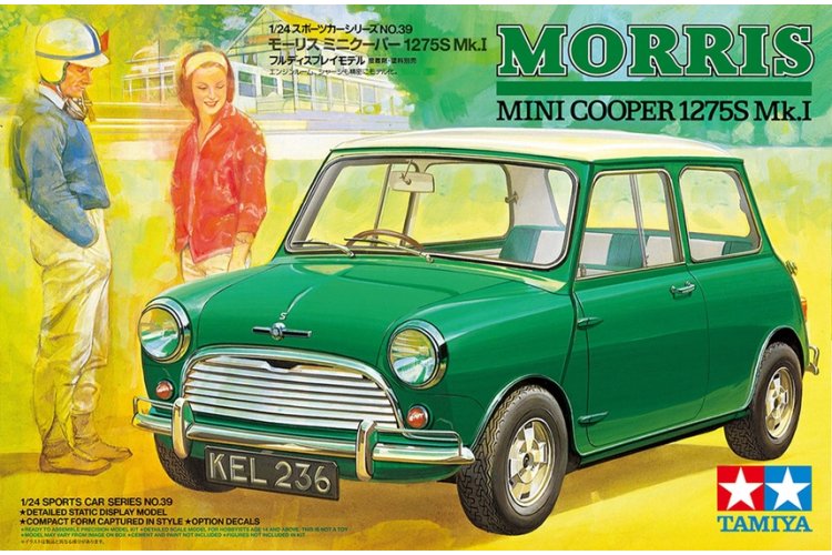 1:24 Tamiya 24039 Morris Mini Cooper 1275S Mk.1 - Britse Auto - Tam24039 1 - TAM24039