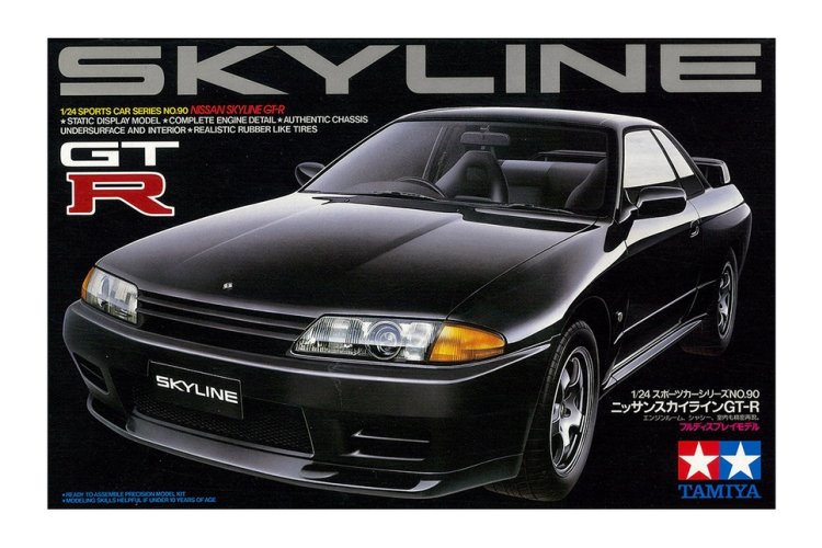 1:24 Tamiya 24090 Nissan Skyline GT-R - R32 1989 - Japanse Auto - Tam24090 1 - TAM24090