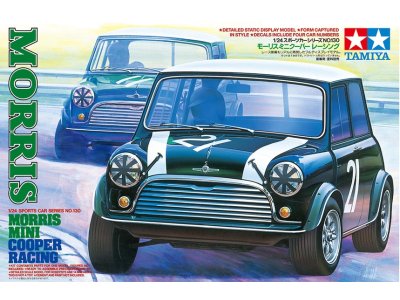 1:24 Tamiya 24130 Morris Mini Cooper Racing - Britse Raceauto - Tam24130 1 - TAM24130