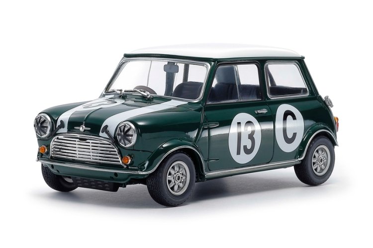 1:24 Tamiya 24130 Morris Mini Cooper Racing - Britse Raceauto - Tam24130 2 - TAM24130