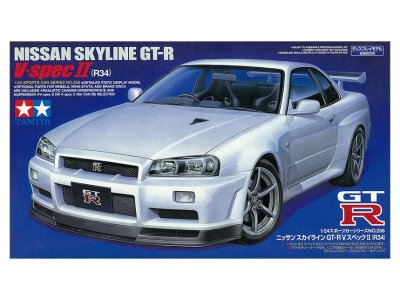 1:24 Tamiya 24258 Nissan Skyline GT-R - V-Spec II R34 2000 - Japanse Auto - Tam24258 1 - TAM24258
