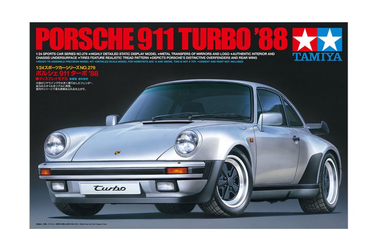 1:24 Tamiya 24279 Porsche Turbo 1988 Roadversion - Tam24279 1 1 - TAM24279