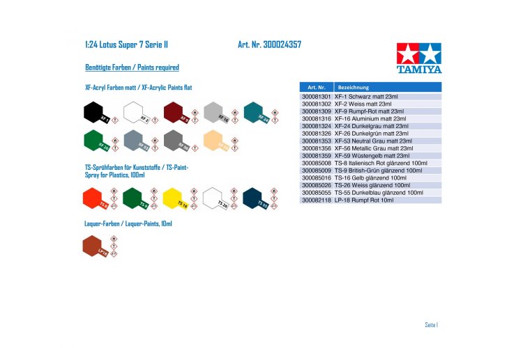 1:24 Tamiya 24357 Lotus Super 7 Series II - Tam24357 2 1 - TAM24357