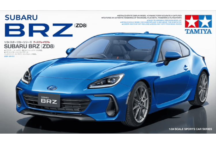 1:24 Tamiya 24362 Subaru BRZ (ZD8) Car - Tam24362 subaru brz zd8 1 - TAM24362