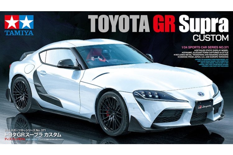 1:24 Tamiya 24371 Toyota GR Supra Custom &ndash; Sports Coupe &ndash; Car - Tam24371 1 - TAM24371