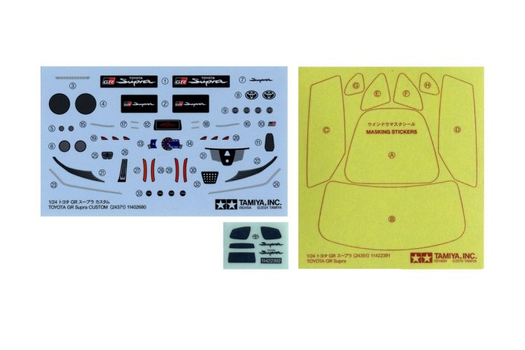 1:24 Tamiya 24371 Toyota GR Supra Custom &ndash; Sports Coupe &ndash; Car - Tam24371 10 - TAM24371