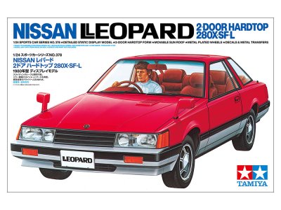 1:24 Tamiya 24378 Nissan Leopard 2-Door Hardtop 280X SF-L - Japanse Klassieke Luxeauto - Tam24378 1 - TAM24378