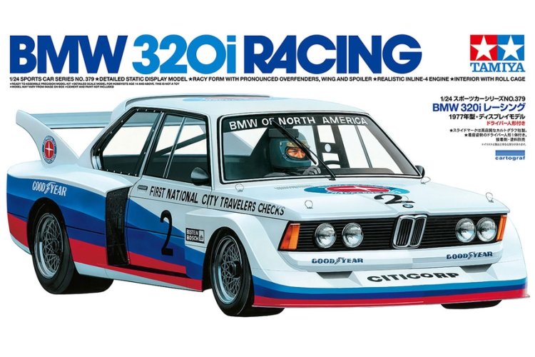 1:24 Tamiya 24379 BMW 320i Racing - Duitse Raceauto - Tam24379 1 - TAM24379