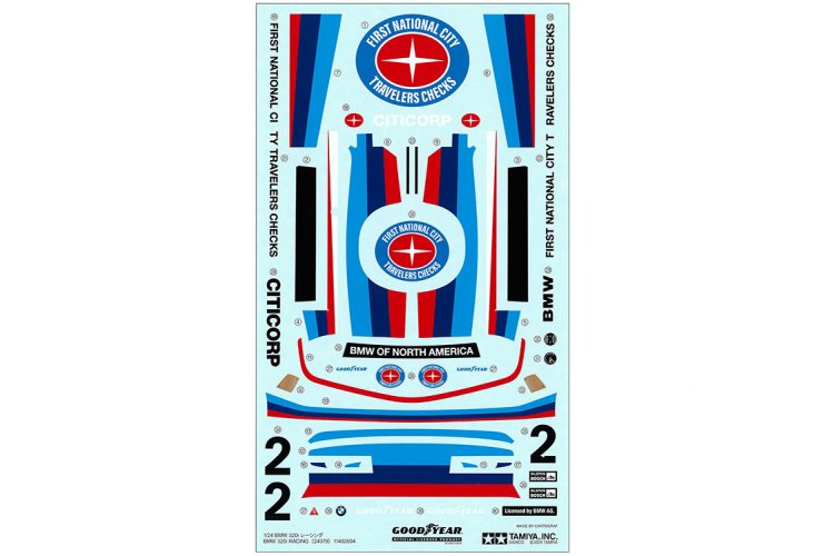 1:24 Tamiya 24379 BMW 320i Racing - Duitse Raceauto - Tam24379 4 - TAM24379