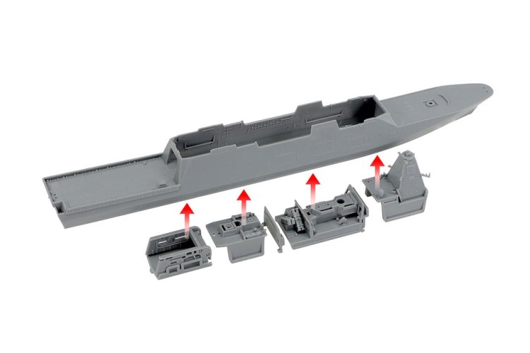 1:700 Tamiya 31037 JMSDF Defense Ship FFM-1 Mogami - Tam31037 3 - TAM31037