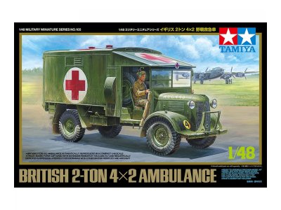 1:48 Tamiya 32605 British 2-ton 4x2 Ambulance - Austin K2/Y - Tam32605 - TAM32605