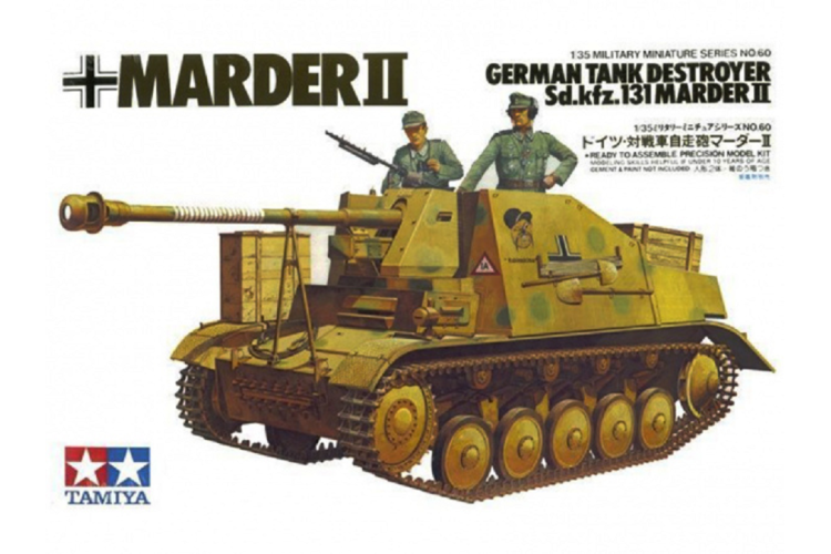 1:35 Tamiya 35060 German Tank Destroyer Sd.kfz. 131 Marder II - Tam35060a 1 - TAM35060