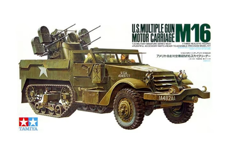 1:35 Tamiya 35081 U.S. Multiple Gun Motor Carriage M16 Halftrack - Tam35081 2 - TAM35081