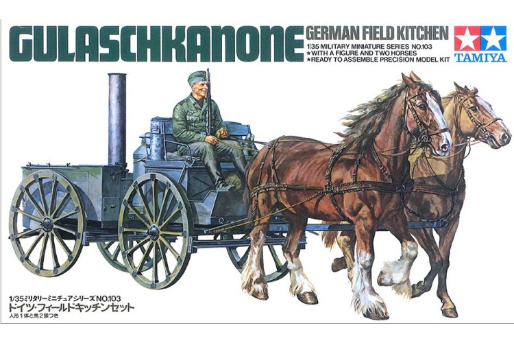 1:35 Tamiya 35103 Gulaschkanone WWII - Duitse Veldkeuken - Tam35103 1 - TAM35103