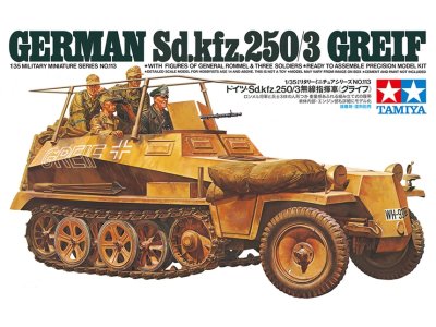 1:35 Tamiya 35113 Sd.Kfz.250/3 Greif Ausf. A WWII - Duits Verkenningsvoertuig - Tam35113 1 - TAM35113