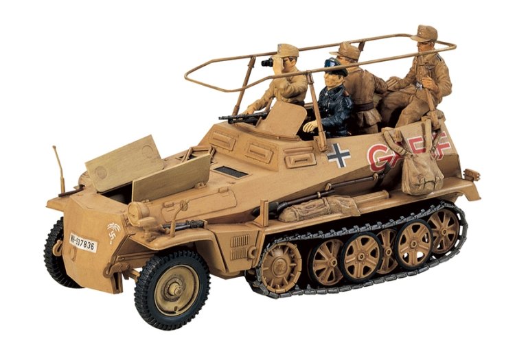 1:35 Tamiya 35113 Sd.Kfz.250/3 Greif Ausf. A WWII - Duits Verkenningsvoertuig - Tam35113 3 - TAM35113