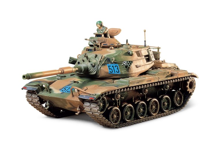 1:35 Tamiya 35140 M60A3 105mm Gun Tank with Modern U.S. Accessory Set and 1 Figure &ndash; American Battle Tank - Tam35140 2 - TAM35140