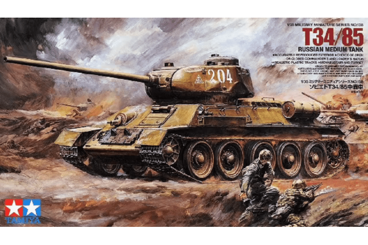 1:35 Tamiya 35138 T-34/85 Russian Medium Tank - Tam35158 3 - TAM35138