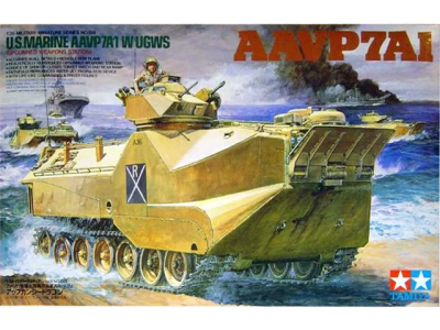 1:35 Tamiya 35159 US Marine AAVP 7A1 w/ UGWS Turret - Tam35159 - TAM35159