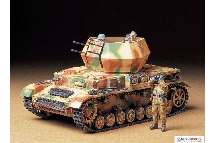 1:35 Tamiya 35233 Geman. Flak-Pz IV Wirbelwind with 4 Figures - Tam35233 2 - TAM35233