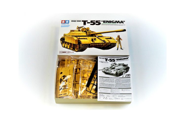 1:35 Tamiya 35324 Iraqi T-55 Enigma with 1 Figure &ndash; Iraqi Battle Tank - Tam35324 6 - TAM35324