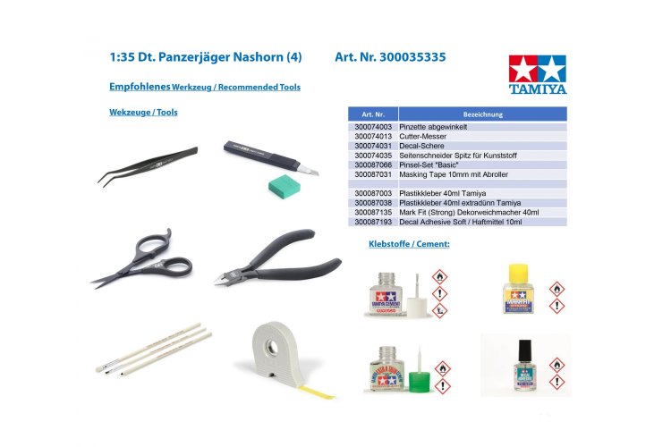 1:35 Tamiya 35335 Nashorn 8.8cm Pak43/1 auf Gesch&uuml;tzwagen III/IV(Sd.Kfz.164) - Tam35335 2 - TAM35335