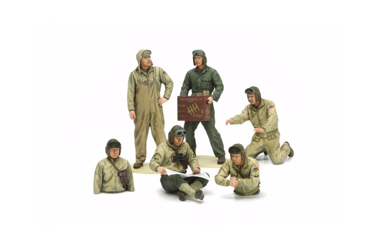 1:35 Tamiya 35347 U.S. Tank Crew set - European Theater - 6 Figures - Tam35347 2 - TAM35347