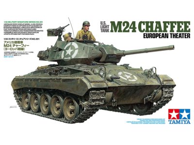 1:35 Tamiya 35391 M24 Chaffee &ndash; European Theater WWII &ndash; American Light Tank - Tam35391 1 - TAM35391