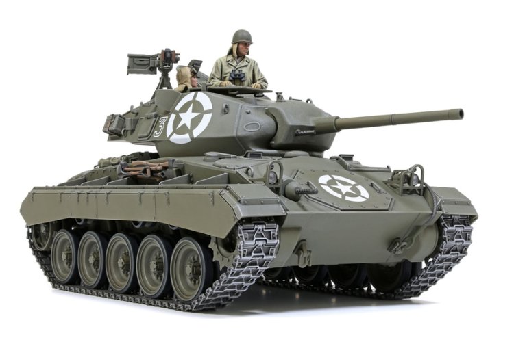 1:35 Tamiya 35391 M24 Chaffee &ndash; European Theater WWII &ndash; American Light Tank - Tam35391 2 - TAM35391