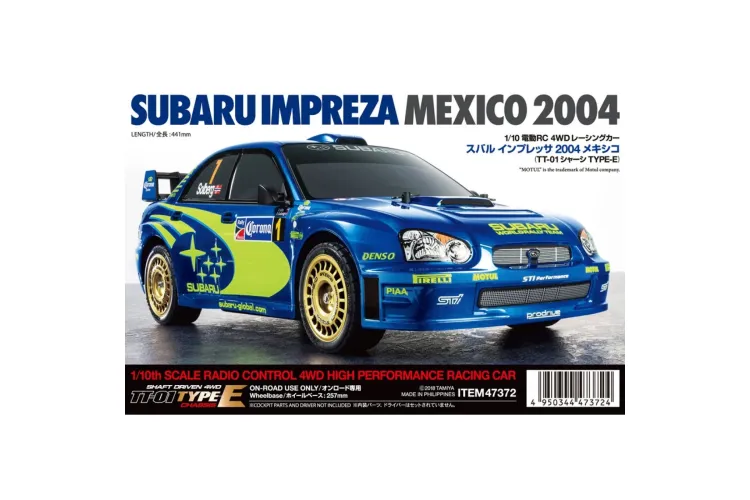 Tamiya RC Subaru Impreza WRX Mexico 2004