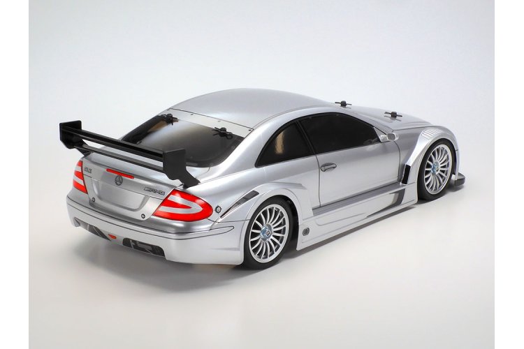 1:10 Tamiya 47493 RC Mercedes-Benz CLK AMG 2002 - TT-02 Silver - Tam47493 1 - TAM47493