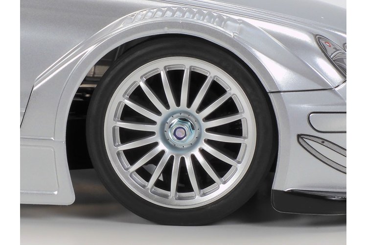 1:10 Tamiya 47493 RC Mercedes-Benz CLK AMG 2002 - TT-02 Silver - Tam47493 4 - TAM47493