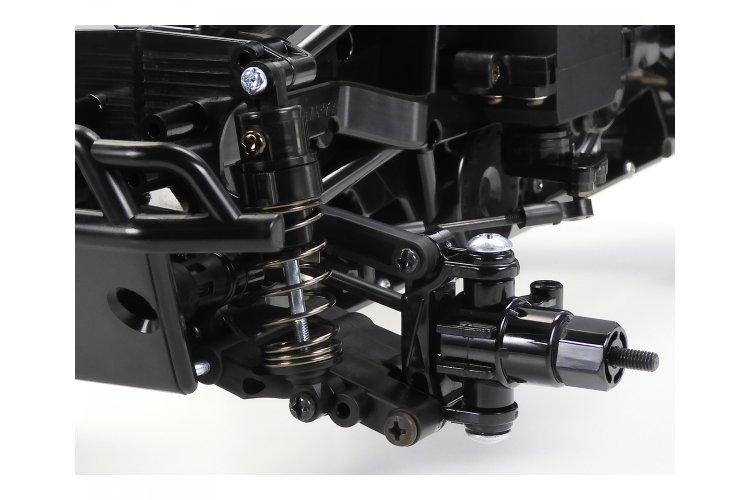 1:10 Tamiya 47497 RC Squash Van 4WD GF-02 met in Kleur gespoten Body - Tam47497 11 - TAM47497