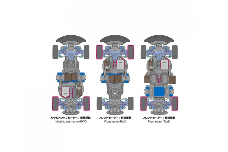 1:10 Tamiya 47505 RC Auto Toyota Supra (JZA80) Metallic Blauw Gespoten Body (BT-01) - Tam47505 17 - TAM47505