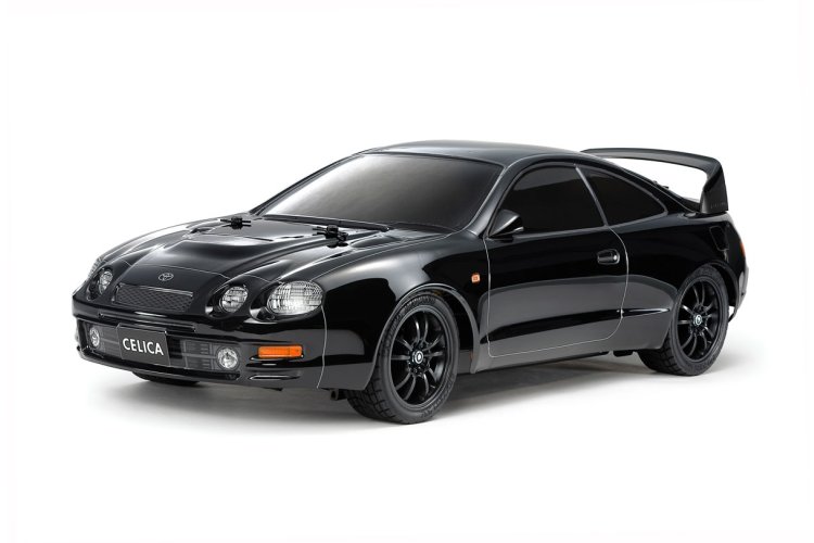 1:10 Tamiya 47510 RC Car &ndash; Toyota Celica GT-Four &ndash; ST205 &ndash; TT-02 &ndash; Black Painted Body - Tam47510 2 - TAM47510