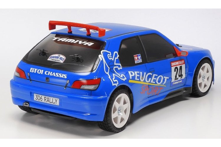 1:10 Tamiya 47513 RC Auto - Peugeot 306 Maxi - BT-01 - Voorgelakte Carrosserie - Tam47513 4 - TAM47513