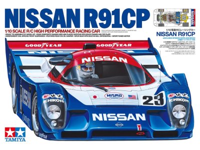 1:10 Tamiya 47531 RC Car &ndash; Nissan R91CP 1992 24 Hours of Daytona &ndash; 2WD Chassis &ndash; Tamiya Cup NL Certificate - Tam47531 1 - TAM47531