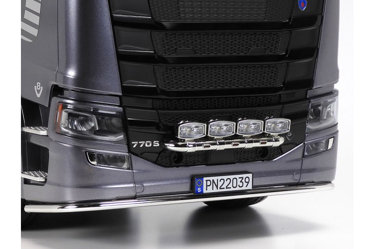 1:14 Tamiya 56376 RC Scania S770 V8 Truck 8x4 SLT Heavy Transport - Special Gun Metal Edition - Tam56376 3 - TAM56376