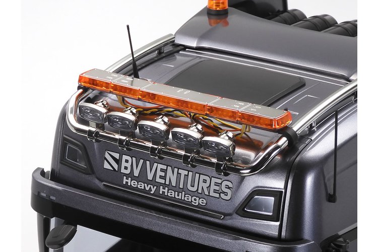 1:14 Tamiya 56376 RC Scania S770 V8 Truck 8x4 SLT Heavy Transport - Special Gun Metal Edition - Tam56376 4 - TAM56376