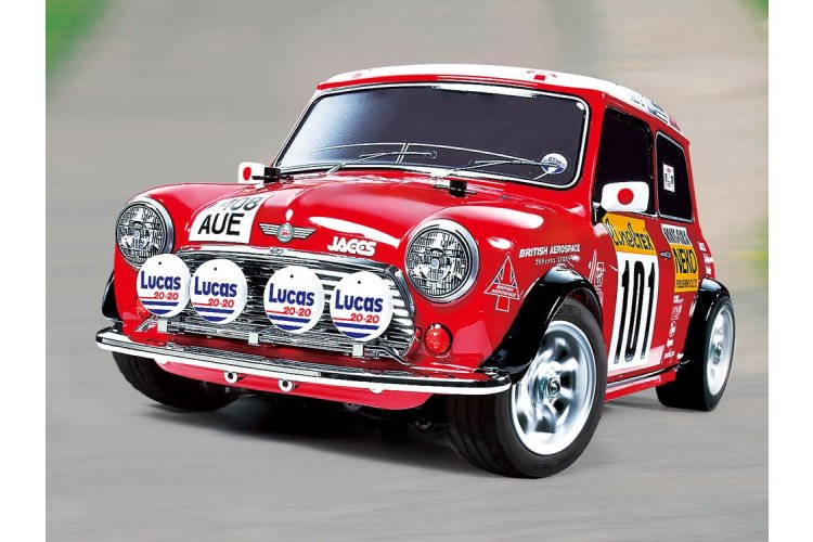 1:10 Tamiya 58483 RC Car &ndash; Mini Cooper Rally &ndash; Monte Carlo 1994 &ndash; 2WD FWD M-05 Chassis with Tamiya Cup NL Certificate - Tam58483 2 - TAM58483