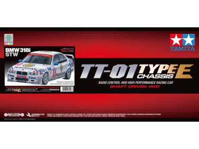 1:10 Tamiya 58516 RC Car &ndash; BMW 318i STW &ndash; 4WD TT-01E Chassis with Tamiya Cup NL Certificate - Tam58516 1 - TAM58516