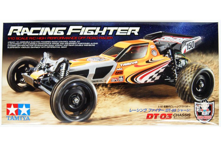 1:10 Tamiya 58628 RC Buggy - Racing Fighter - DT-03 - The Real - Tam58628 1 - TAM58628