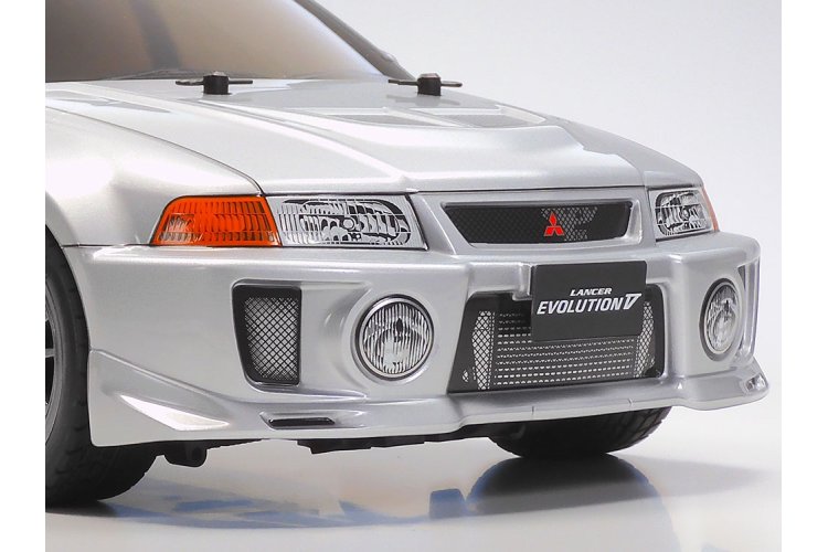 1:10 Tamiya 58713 RC Mitsubishi Lancer Evo V TT-02 - Tam58713 2 - TAM58713