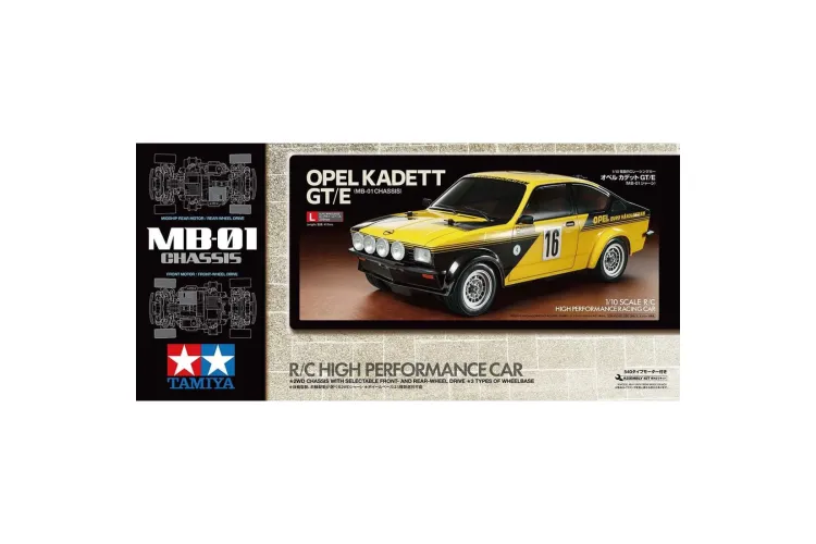 1:10 Tamiya 58729 RC Auto Opel Kadett GT/E - MB-01 Chassis - Tam58729 1 - TAM58729