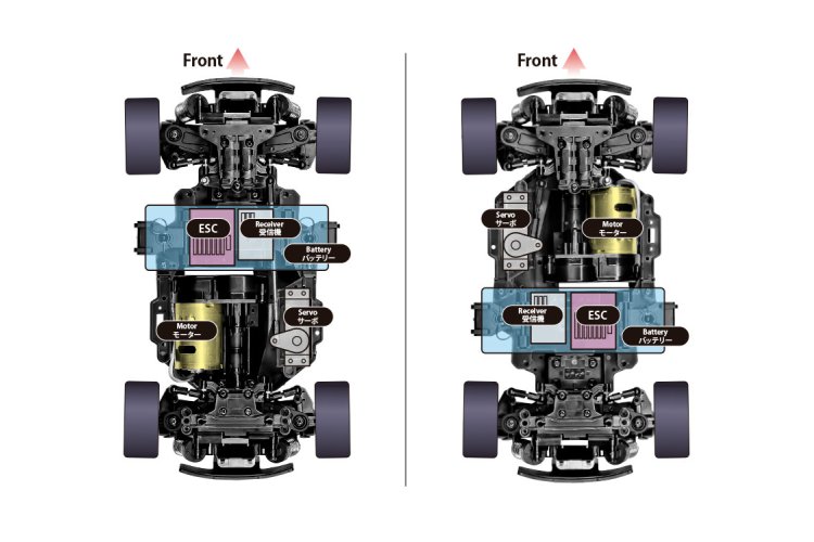 1:10 Tamiya 58729 RC Auto Opel Kadett GT/E - MB-01 Chassis - Tam58729 15 - TAM58729