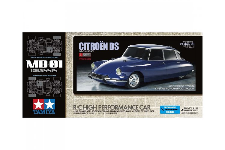 1:10 Tamiya 58734 RC Citro&euml;n DS - MB-01 met Certificaat - Tam58734 1 - TAM58734